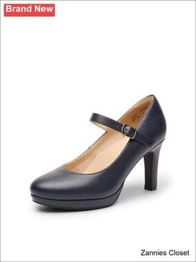 ✨ Heels Mary Jane Pumps Dressy High Heels Vegan Leather 3.5 Inch Stiletto
